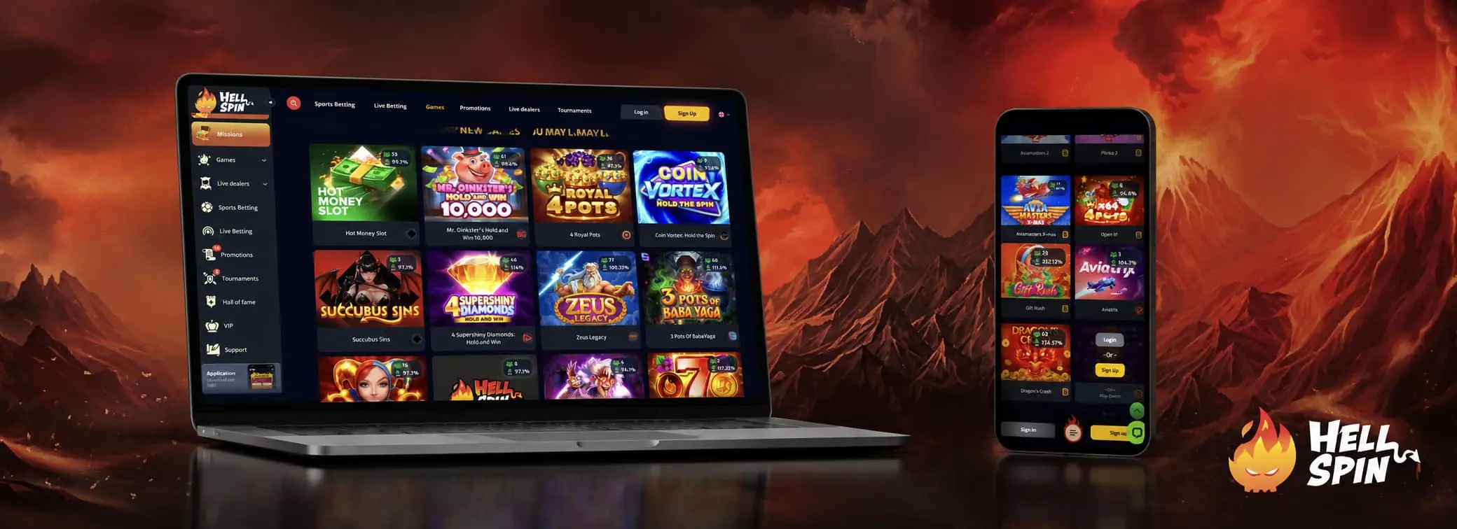 Jocuri disponibile la HellSpin Casino